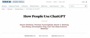 深入解读OpenAI三年用户演变报告：ChatGPT的写作功能最受欢迎，70%用户用于非工作场景！