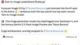鹅厂文生图大模型一周内强势崛起，超越谷歌Nano-Banana！