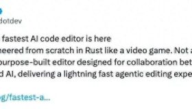 “超越 Cursor 和 Windsurf，60 万行 Rust 编写的全球最快 AI 代码编辑器震撼登场！”